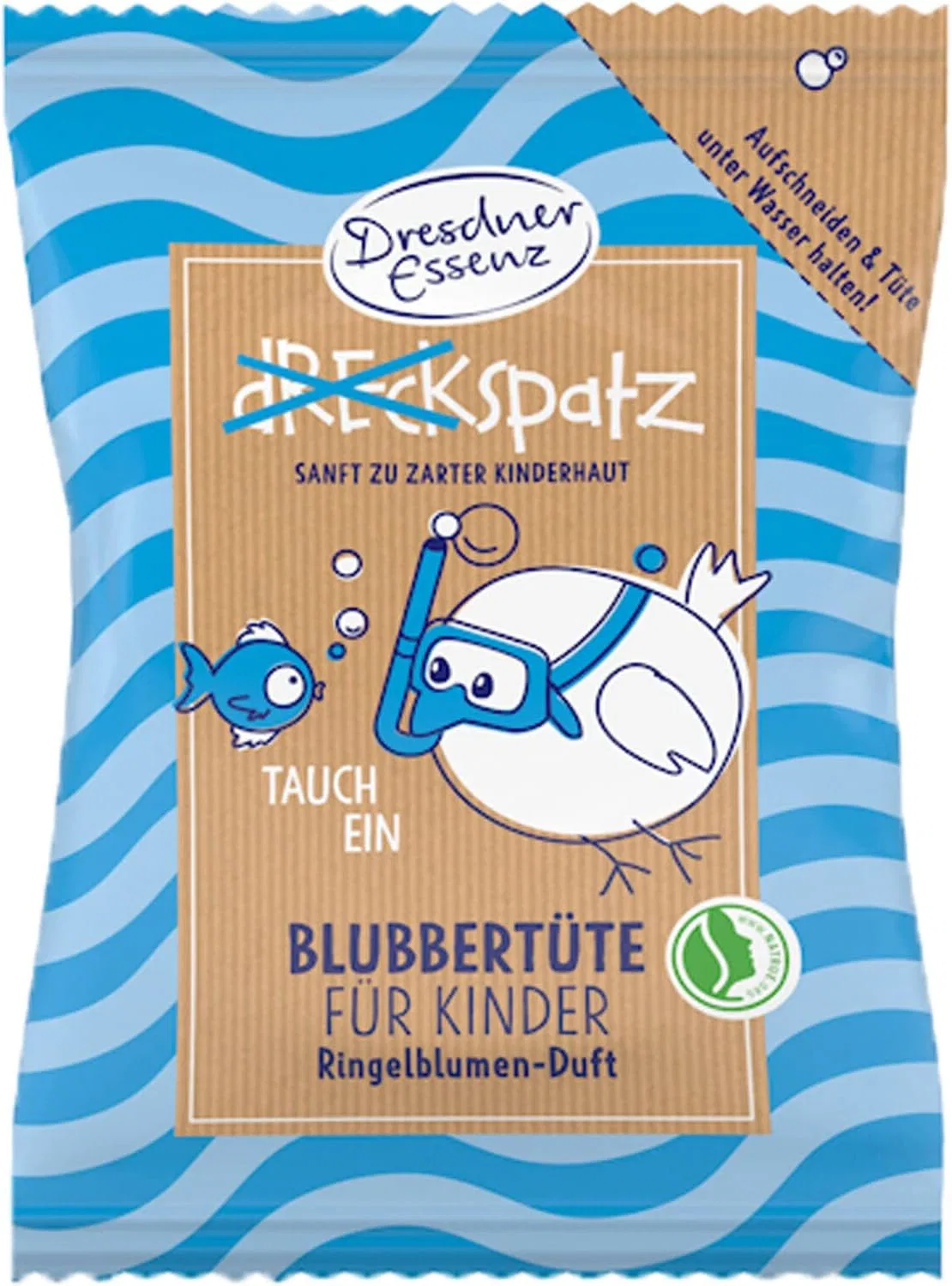 Пена для ванны Dreckspatz Bubble Bag с ароматом ноготков, 2 x 70 г Dresdner Essenz — фото 2