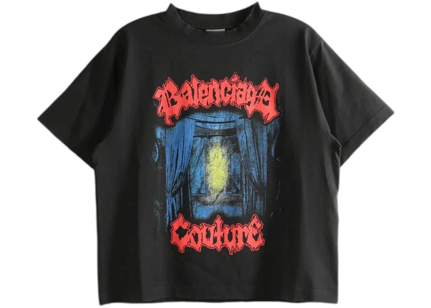 Женская футболка с принтом Balenciaga, Black