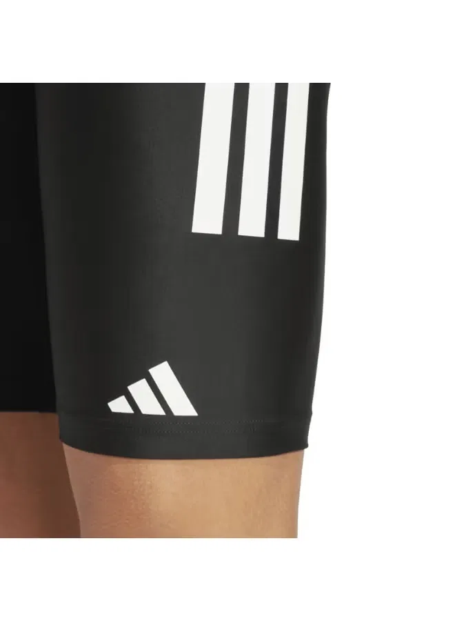 Плавки-джеммеры с полосками 3 stripes 8 inch Adidas, черный — фото 4