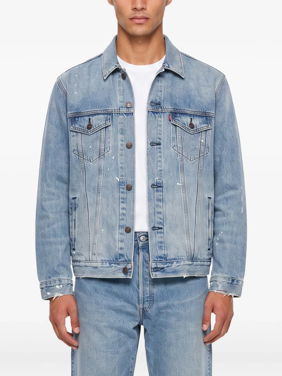 Джинсовая куртка Type III синяя Levi's, синий — фото 3