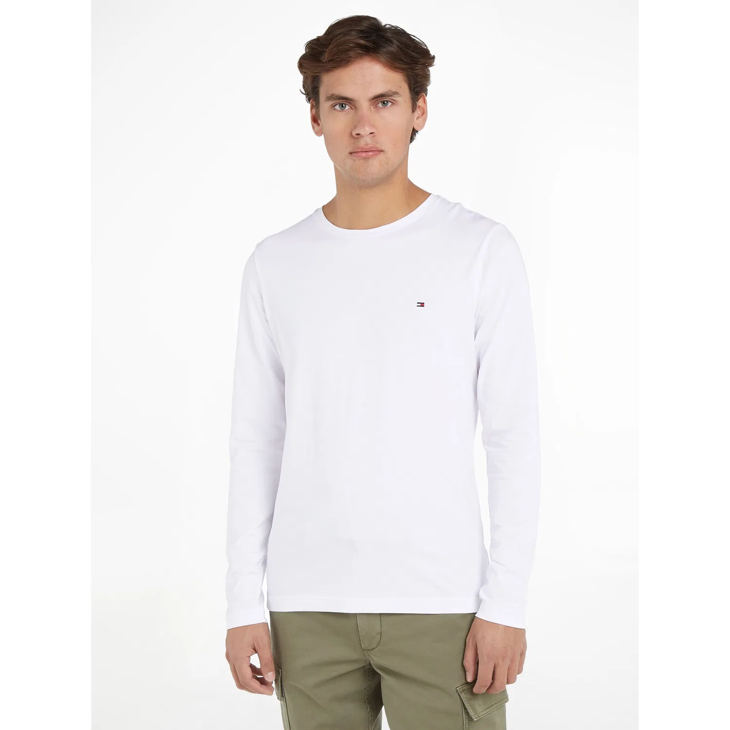Мужская водолазка с длинным рукавом Slim Fit Tommy Hilfiger, White