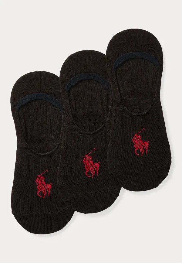 Носки невидимые 3-пак No-Show liner sock Polo Ralph Lauren, черный