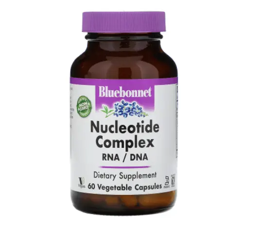 

Комплекс нуклеотидов Nucleotide RNA DNK 60 капсул Bluebonnet Nutrition