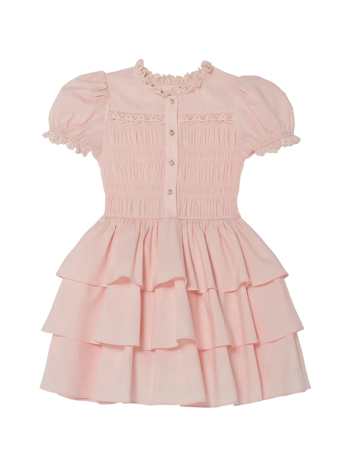 Платье с рюшами иtiered Tutu Du Monde, розовый