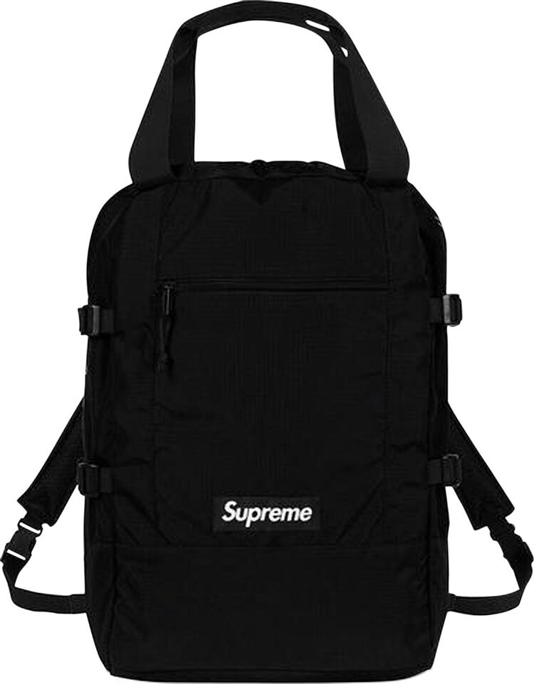 

Рюкзак Supreme Tote Backpack Black, черный