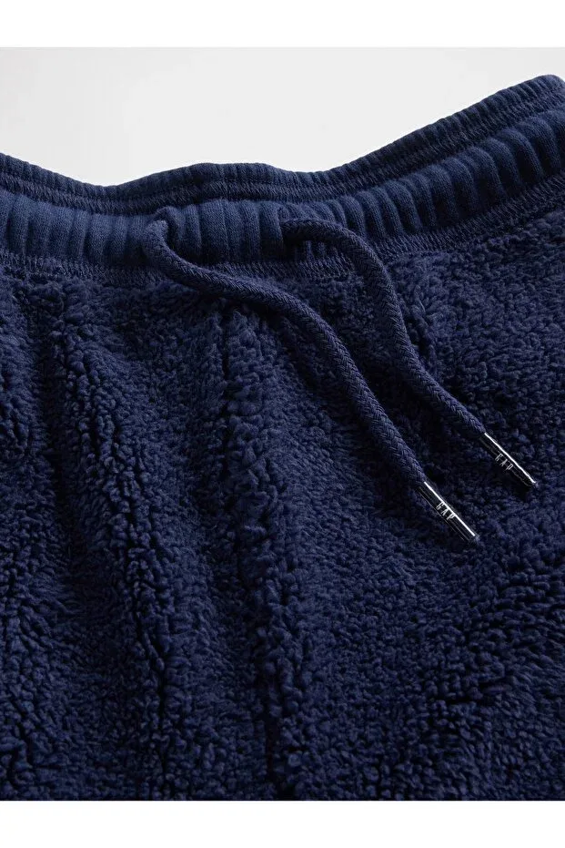 Детские спортивные штаны для мальчиков с начесом Gap, Navy Blue-001 — фото 2