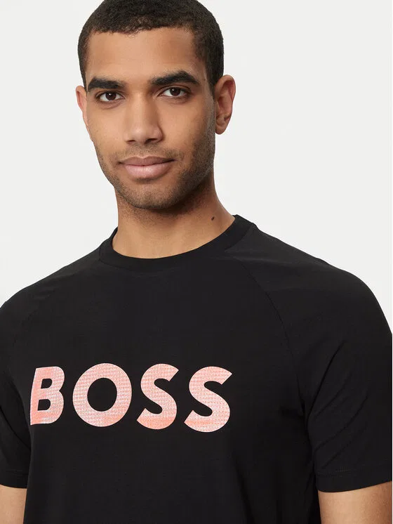 Футболка regular fit Teebero Boss, черный — фото 4