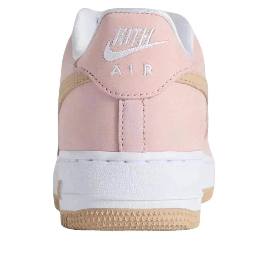 Детские кроссовки с кожаным верхом Kith Air Force 1 Low 'Un Linen' Nike, Linen/Atmosphere/White/White — фото 4