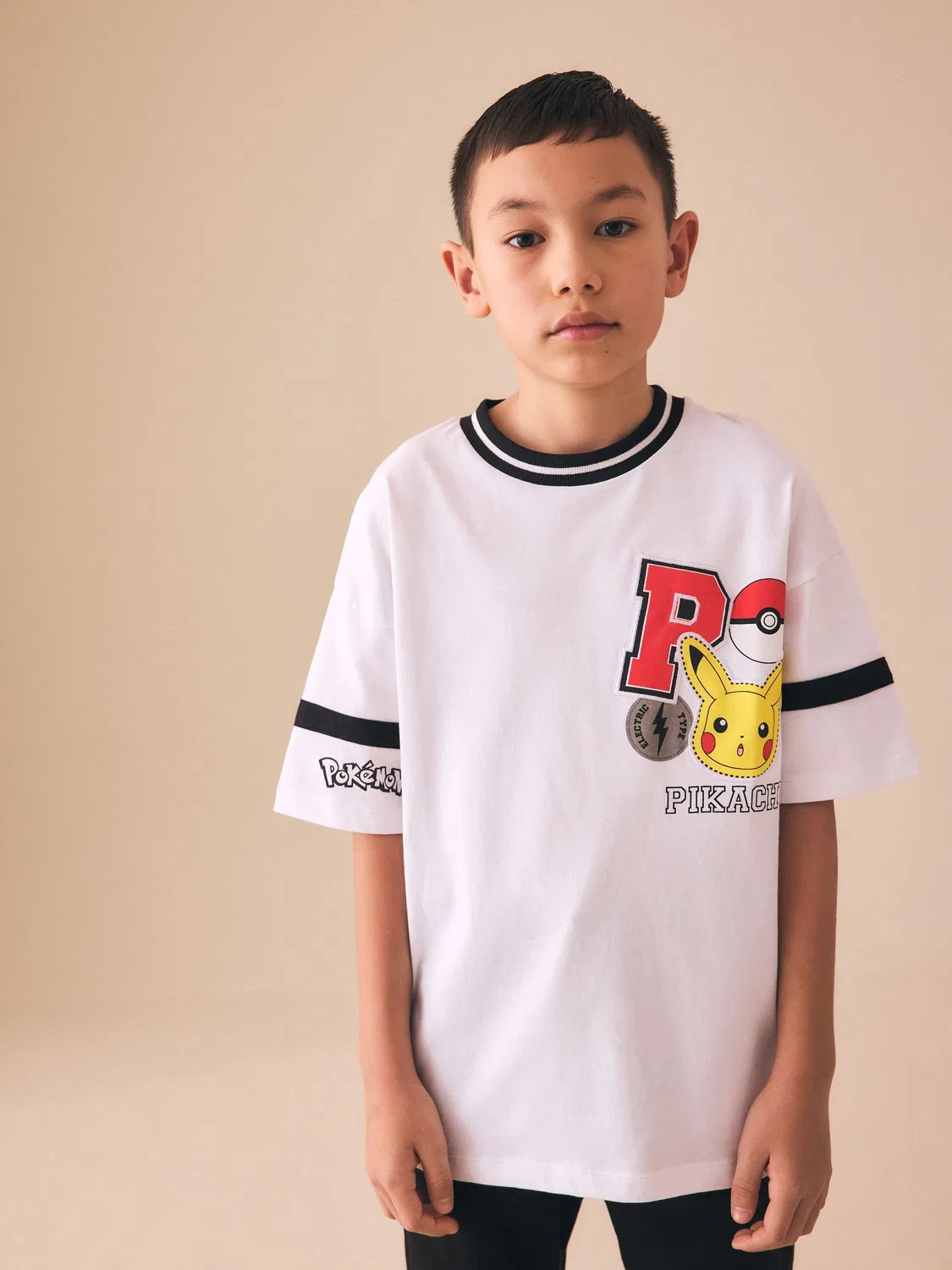 Футболка с принтом Pokémon, White Varsity Next, белый