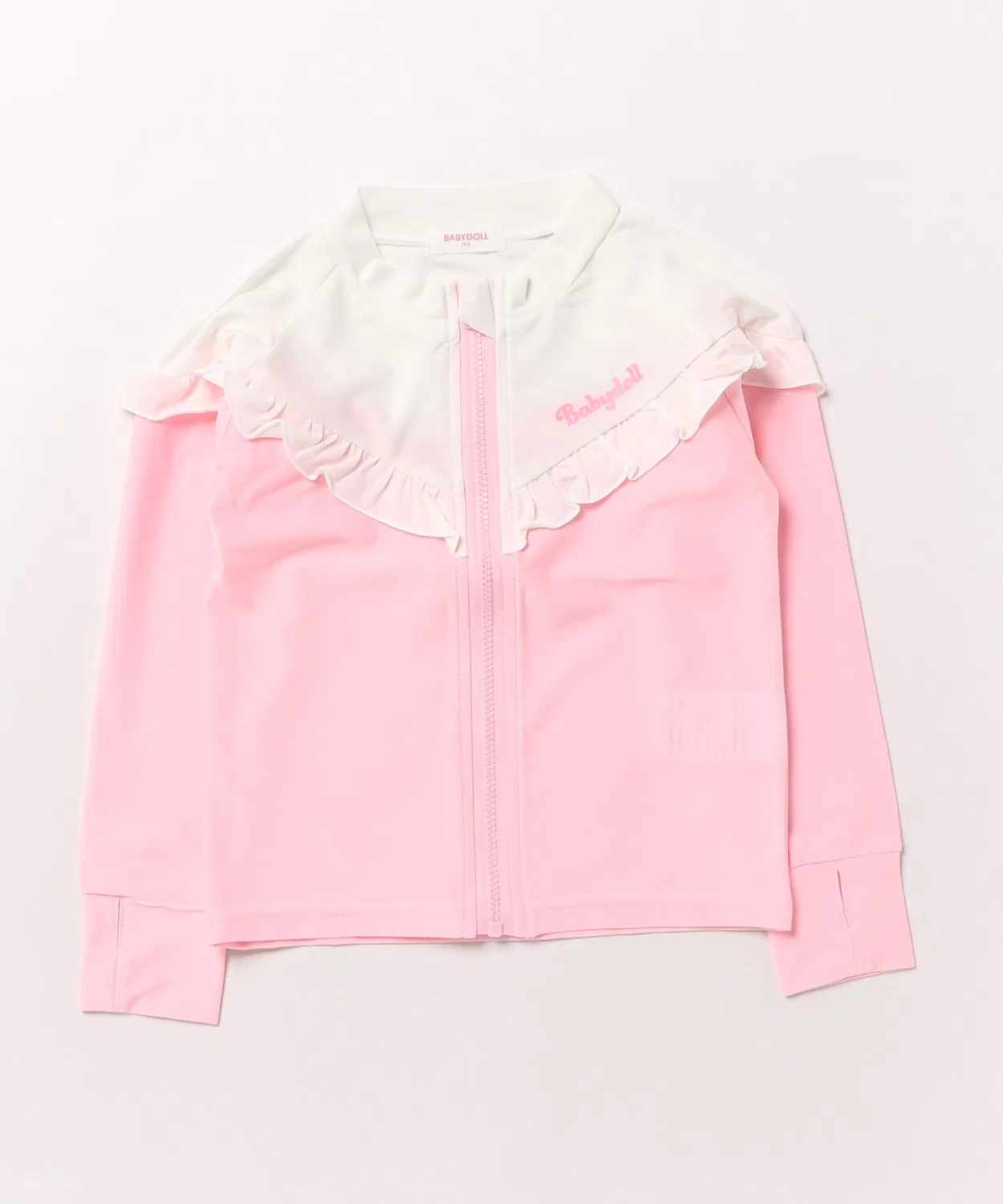 Детский рашгард с длинным рукавомBABYDOLL, Cherry Pink