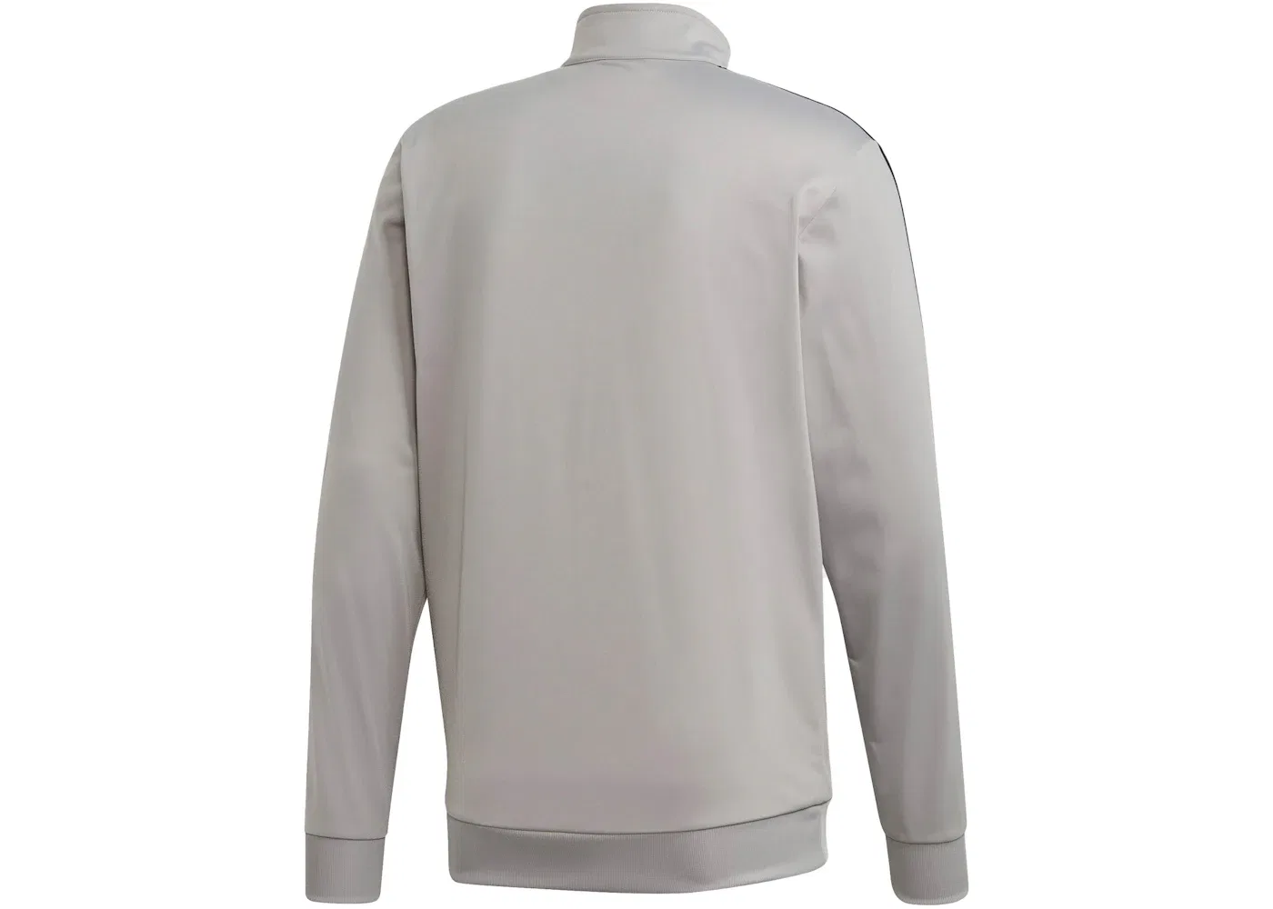 Мужская куртка на молнии с трикотажными полосами Essentials 3-Stripes Tricot Adidas, цвет Solid Grey/Black — фото 2