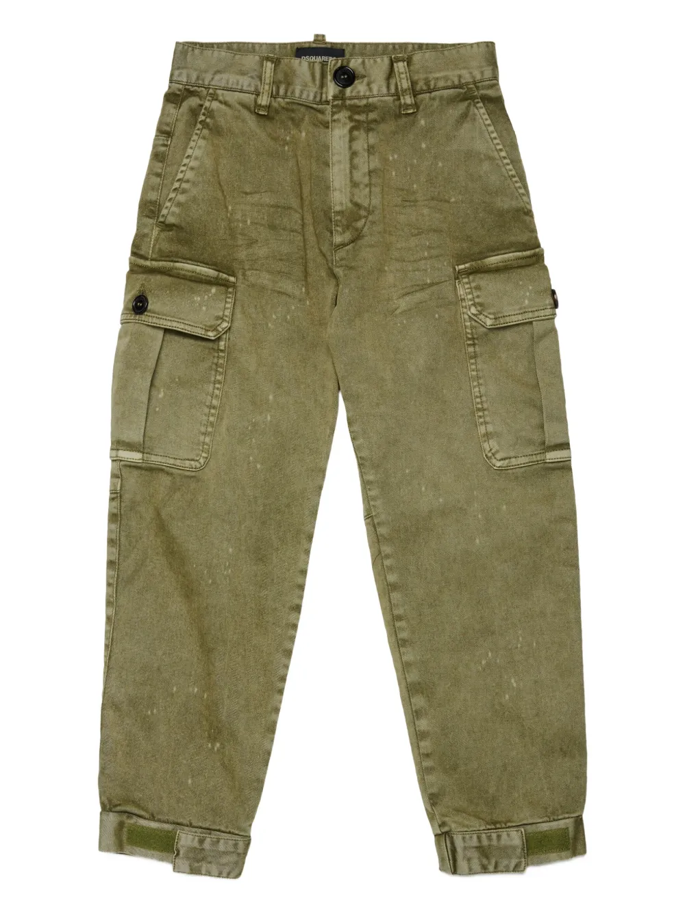 

Брюки карго с логотипом DSQUARED2 KIDS, зеленый