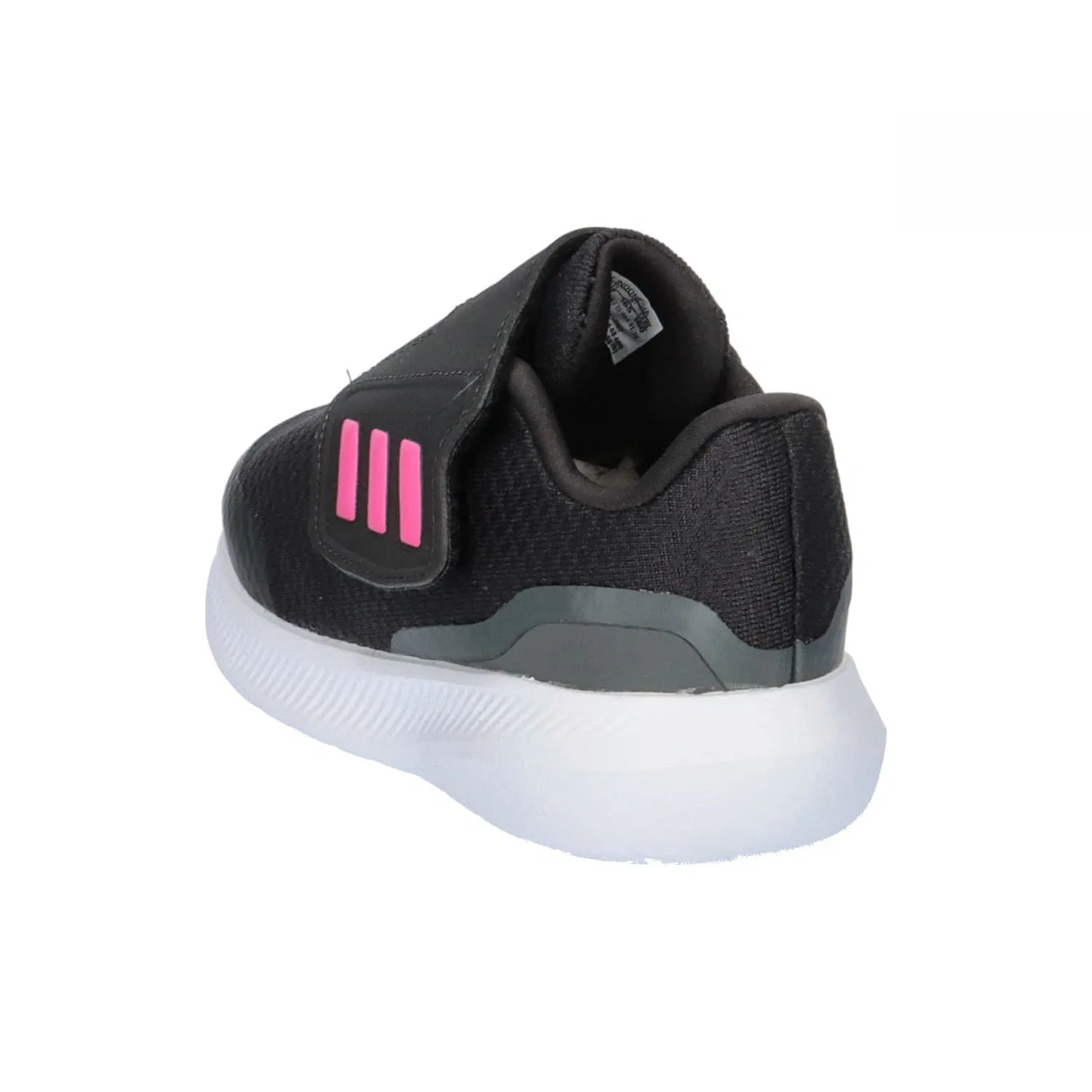 Детские кроссовки для мальчиков на липучках Runfalcon 3.0 Ac I Sneaker Boy's Adidas, Core Black Core Black Pulse Magenta — фото 4