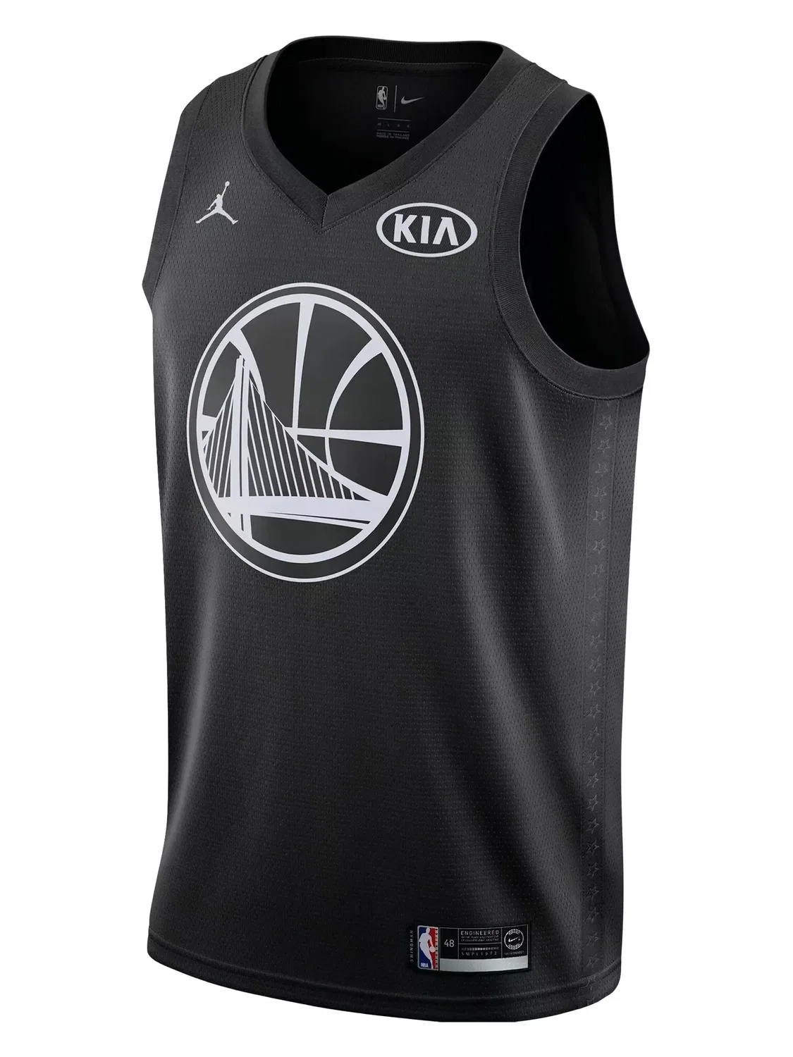 Топ Golden State Warriors NBA Swingman Nike, черный
