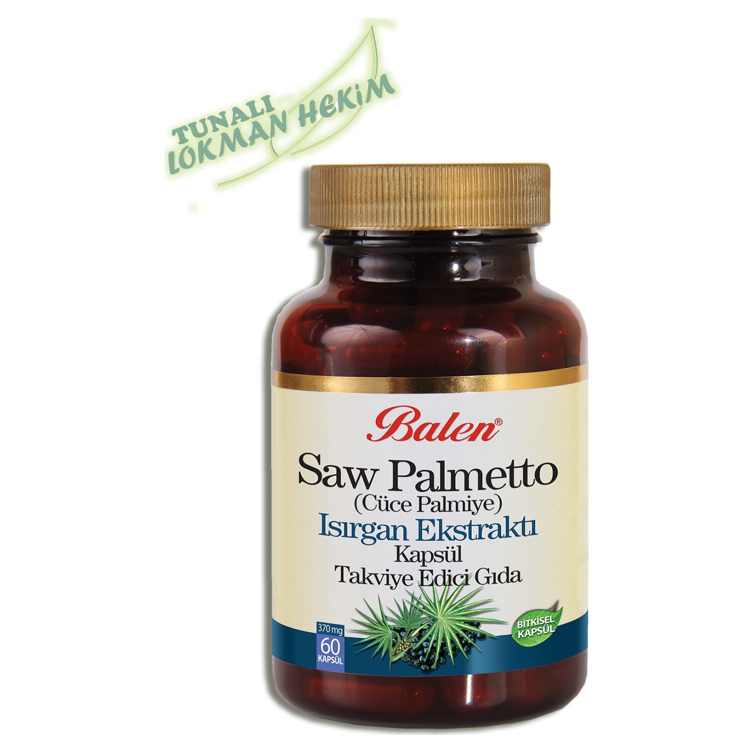 

Добавка Balen Saw Palmetto 300 мг, 60 капсул