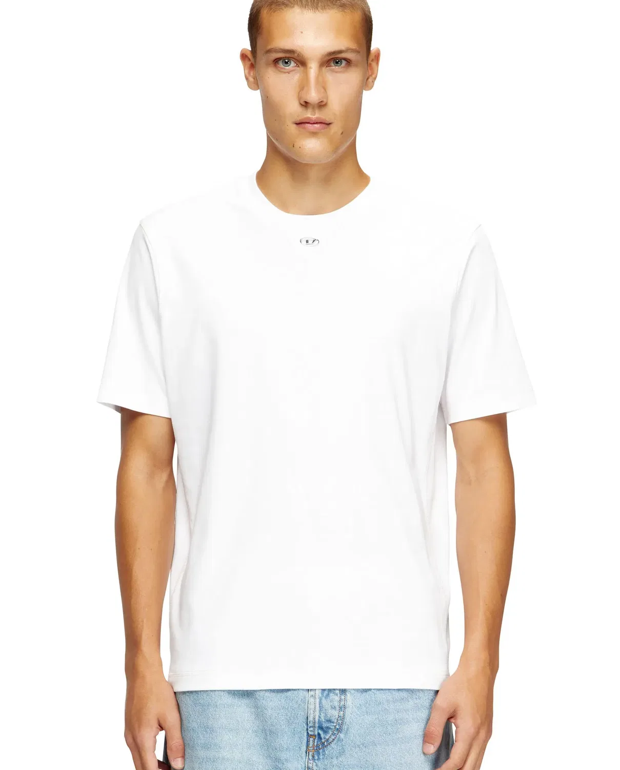 Мужская футболка с коротким рукавом Oval D Diesel, Blanco