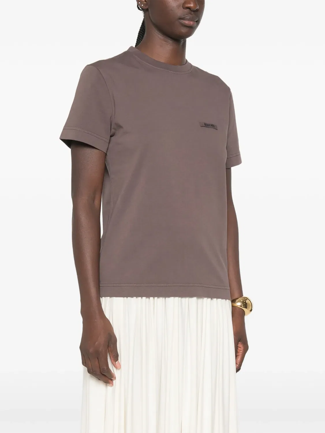 Футболка с короткими рукавами Jacquemus, коричневый — фото 3