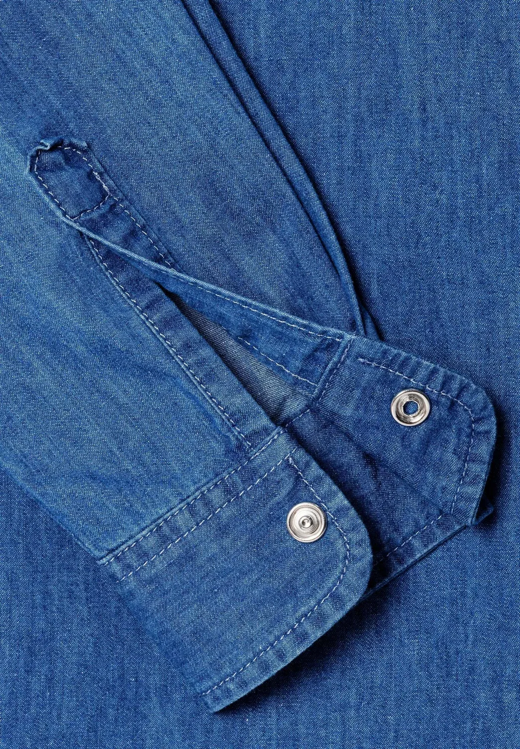 Классическая приталенная рубашка - средний синий - рубашка Pepe Jeans, Denim — фото 4