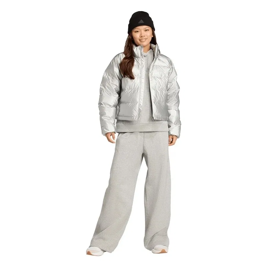Женская куртка с длинным рукавом, модель Holiday D Jkt, adidas, Серый — фото 4