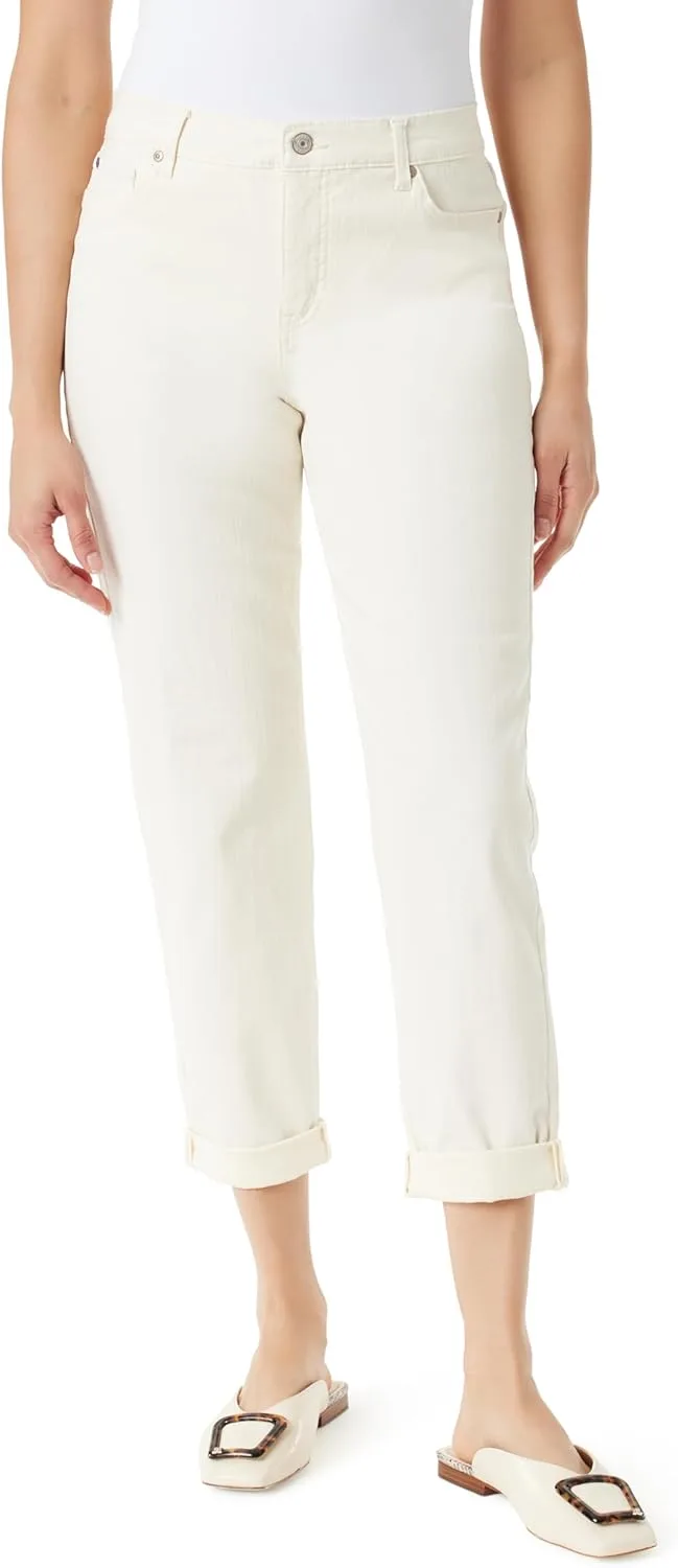 

Gloria Vanderbilt женские джинсы Weekend Boyfriend Fit с регулируемым подворотом