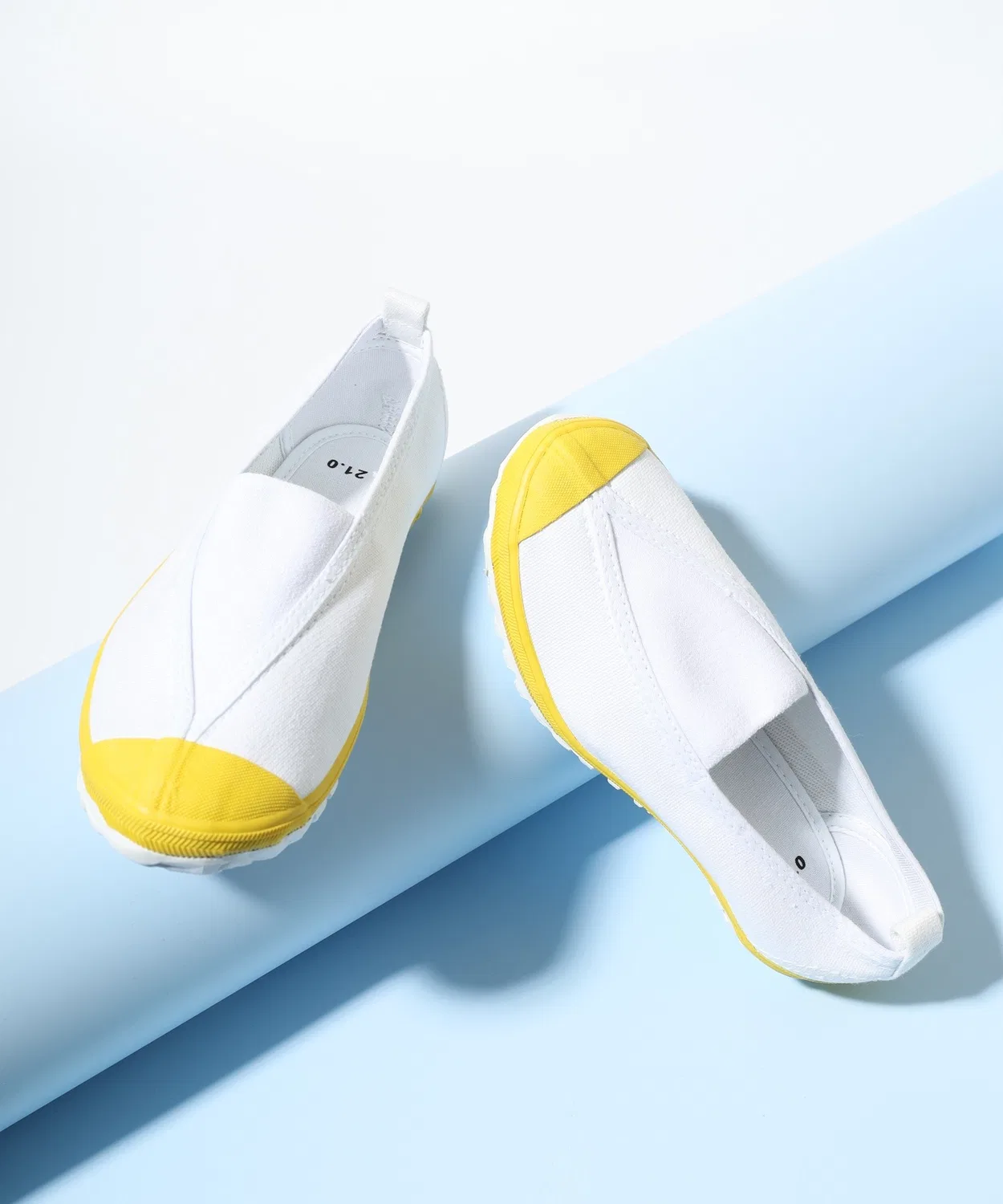 Детские кеды из канваса с плоской подошвой Step Luck FUNALIVE, Yellow