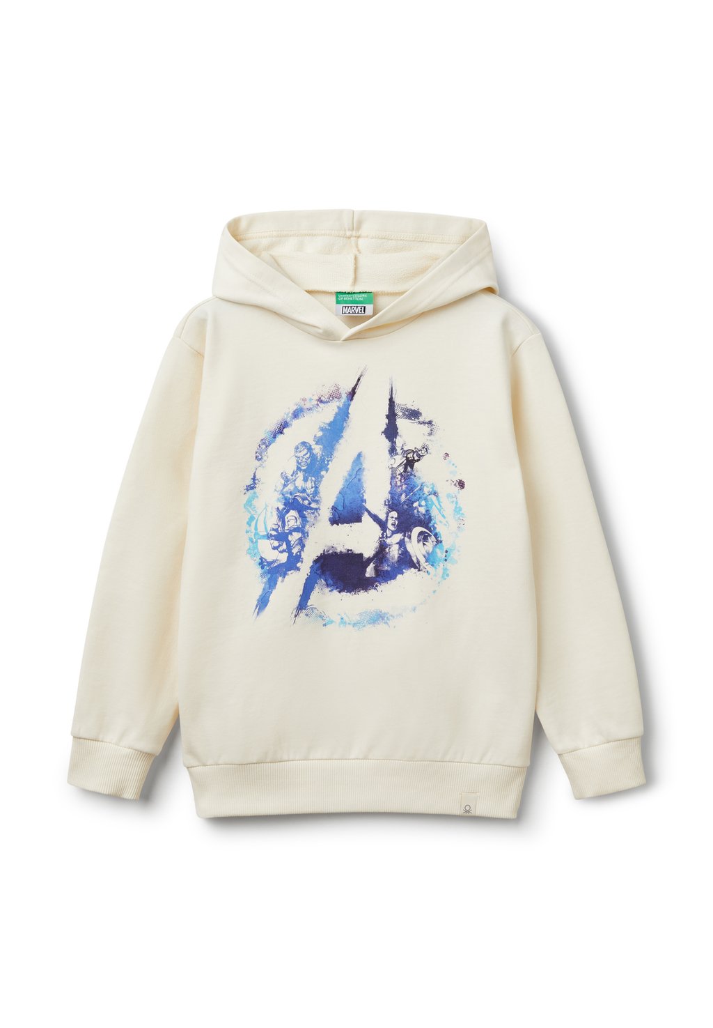 

Толстовка AVENGERS MARVEL con cappuccio United Colors of Benetton, белый