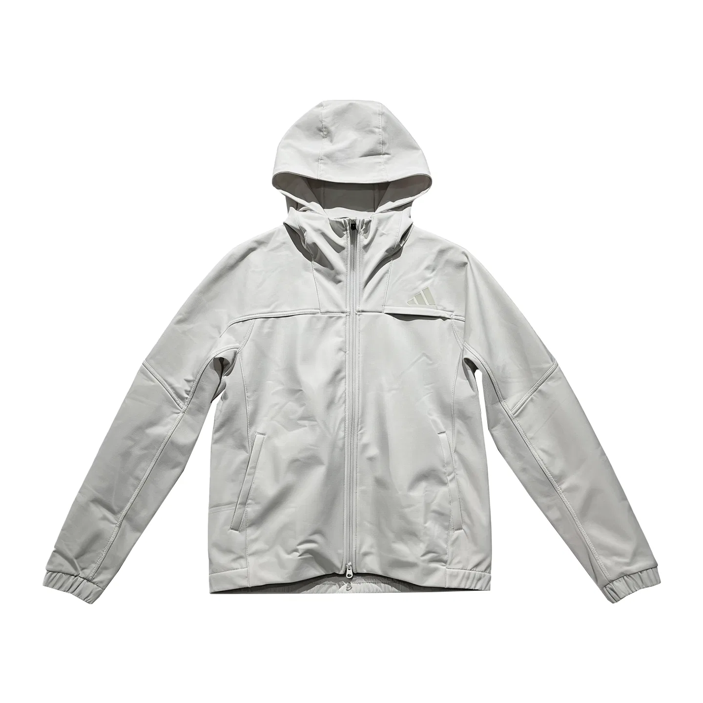 Мужская куртка с капюшоном, серый, Adidas, Gray