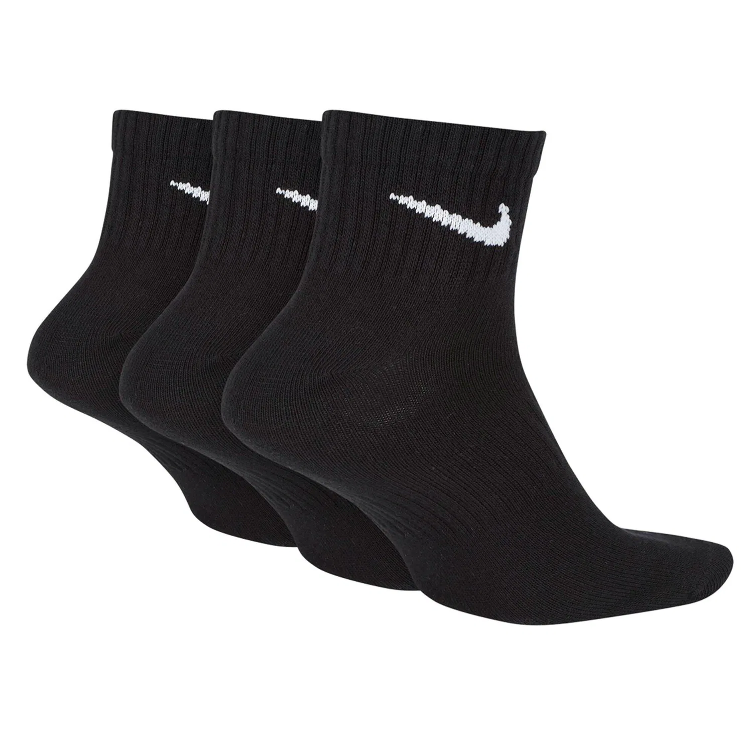 Детские носки без следов с принтом Everyday Lightweight No Show Nike, Черный — фото 3