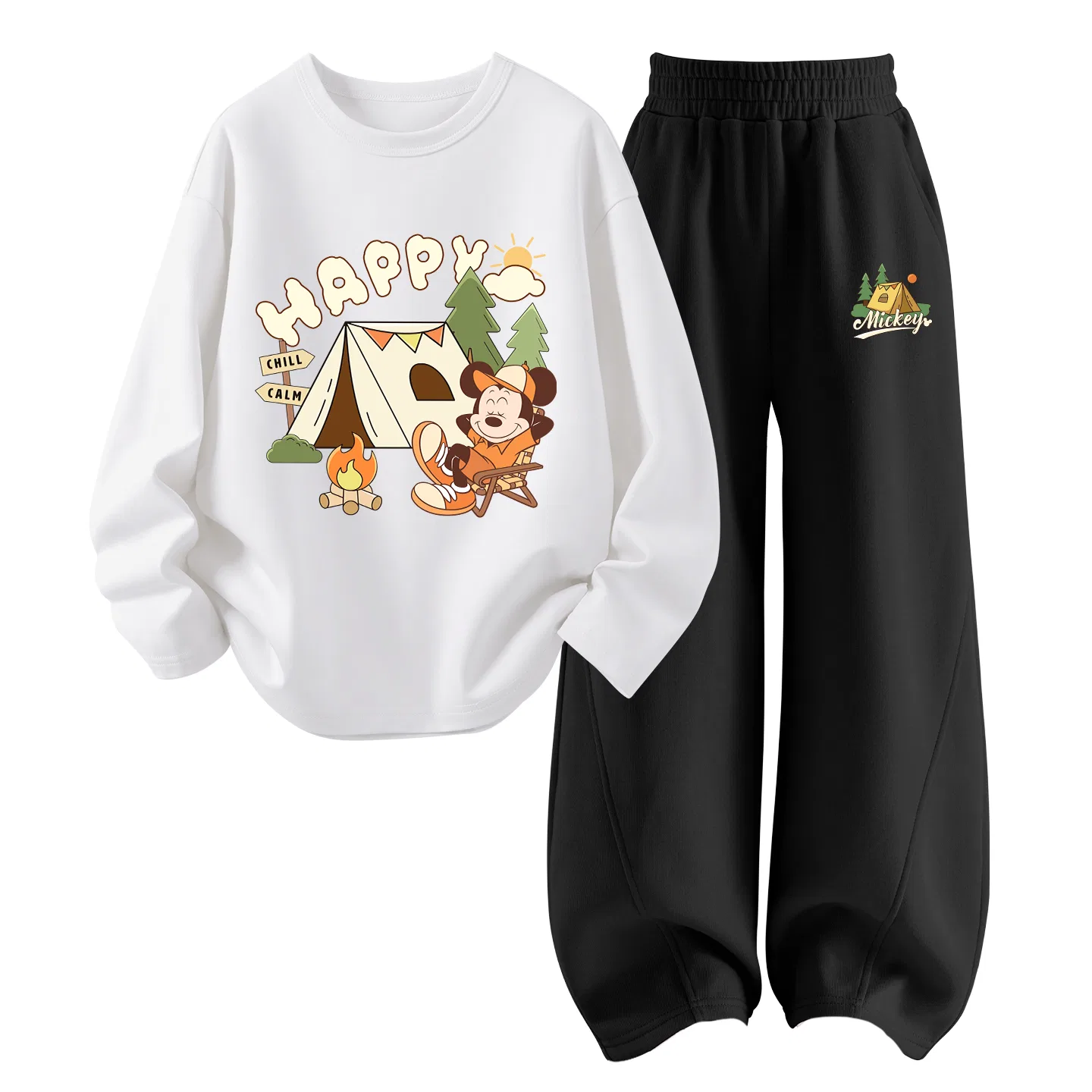 Детский спортивный комплект с круглым вырезом Diqi Camp White+Di Tent K Black Disney, Diqi Camp White+Di Tent K Black — фото 3