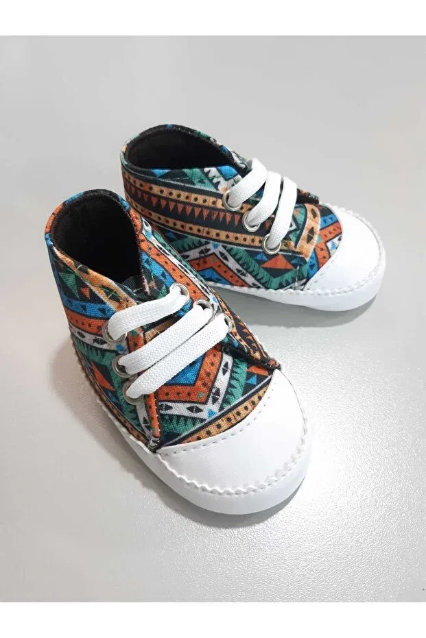 Детские ботинки для мальчиков с принтом Historical Anatolian Baby Home Booties Sönmez Baby, Multicolor