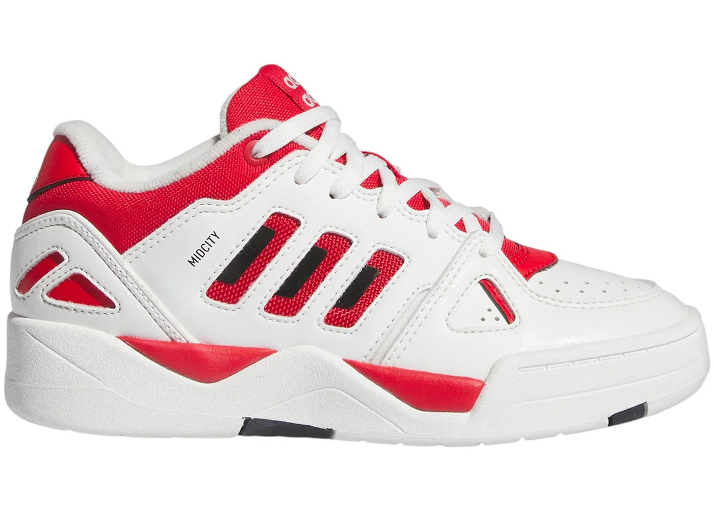 Детские кроссовки Lifestyle Adidas Midcity Low, Core White/Collegiate Red/Core Black