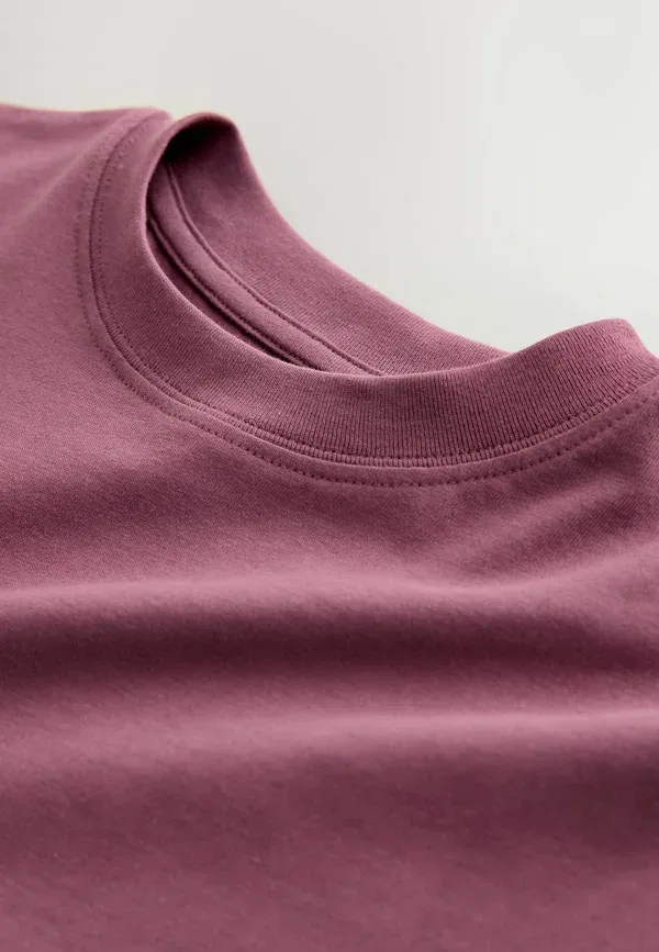 Футболка хлопковая Relaxed fit Next, berry red, красный — фото 2