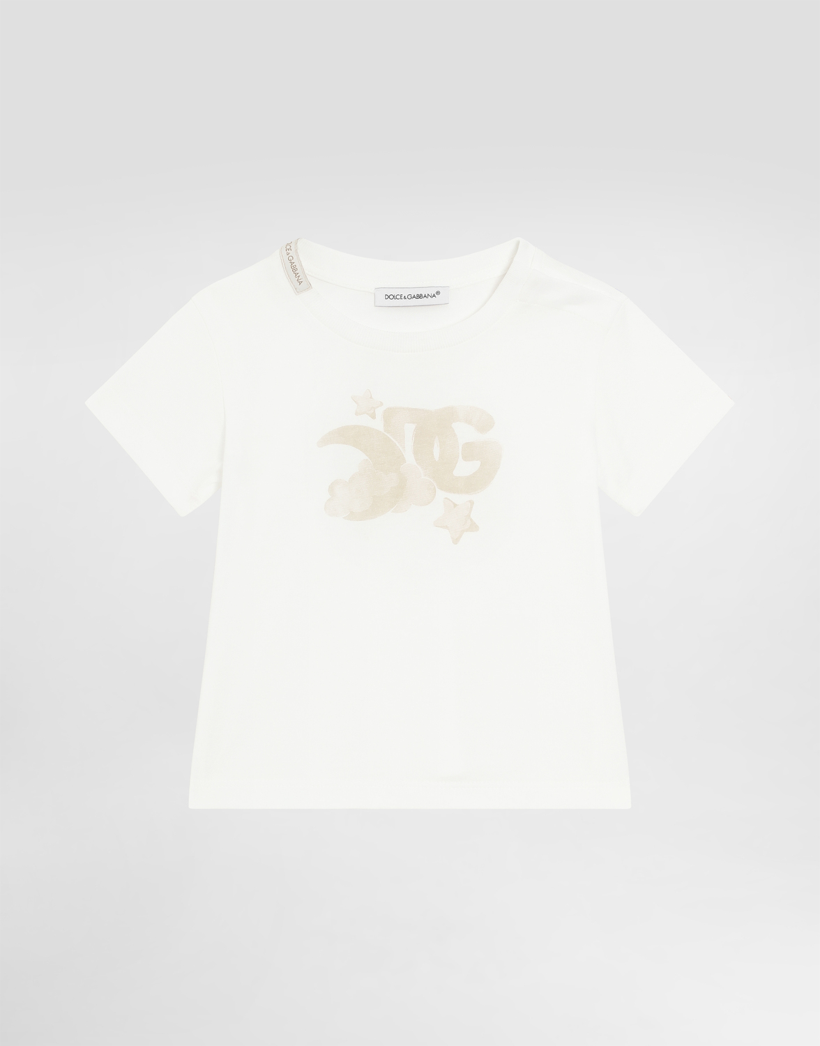 

Футболка из джерси с логотипом DG Dolce&Gabbana, белый