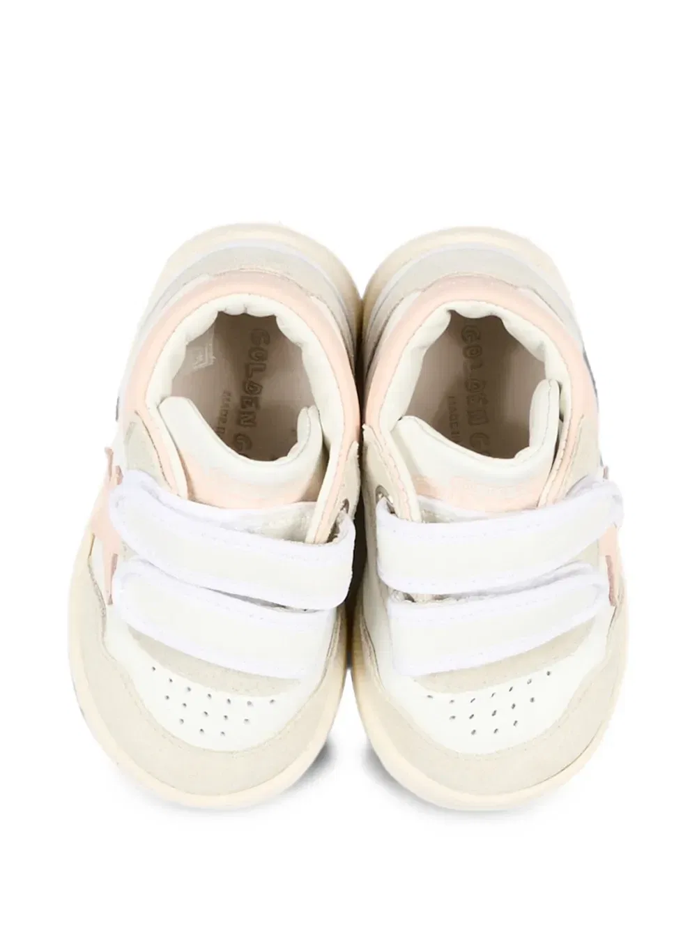 Кроссовки June Basket с сенсорным ремешком Golden Goose Kids, белый — фото 4