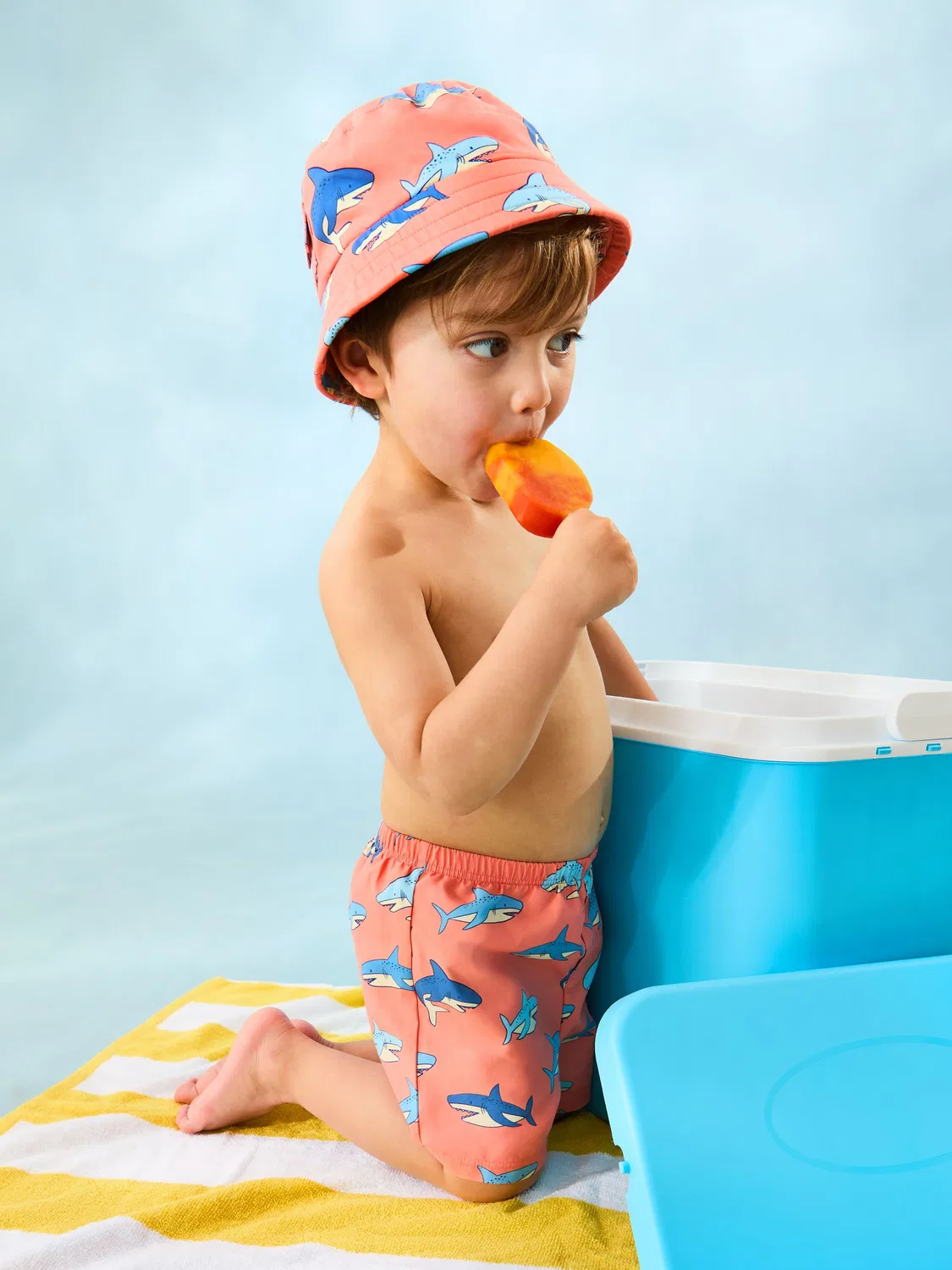 Плавки с принтом акул JoJo Maman Bébé, Shark