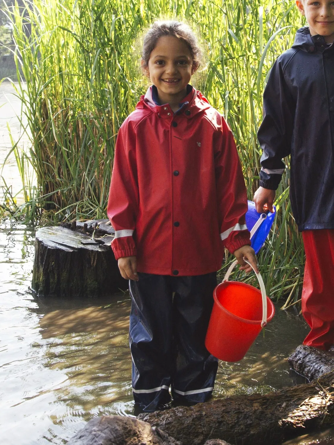 Дождевой костюм Rainy Day Muddy Puddles, красный