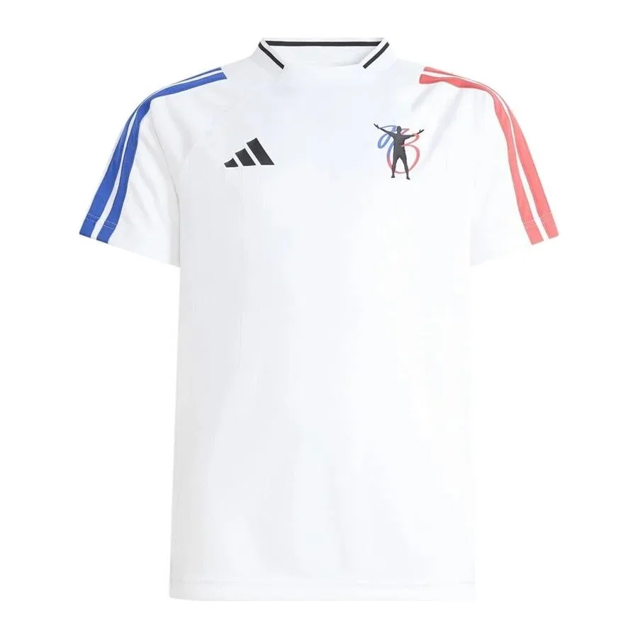 Детская футболка с принтом Jb Hot Tee Y adidas, Белый