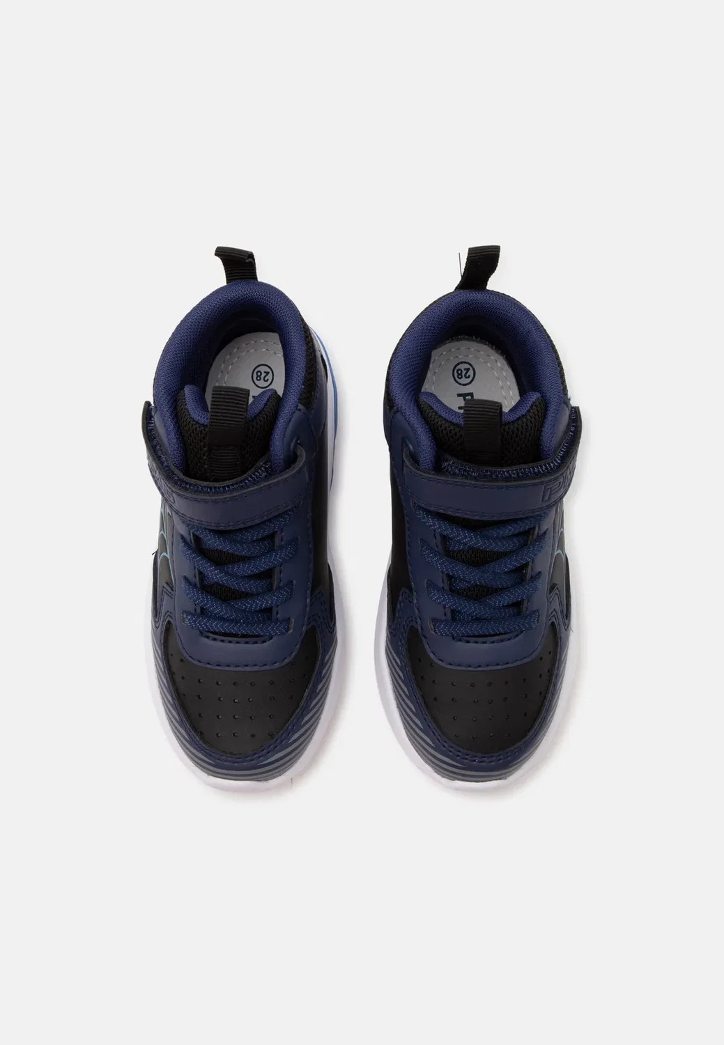 Кроссовки B&G Infinileds унисекс - высокие кроссовки Primigi, Navy/Black — фото 4