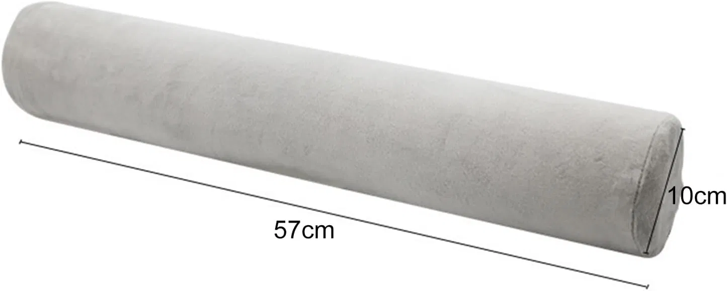 Шейная подушка из Memory Foam, Luojuny, 57x10x10 см, Серый — фото 4