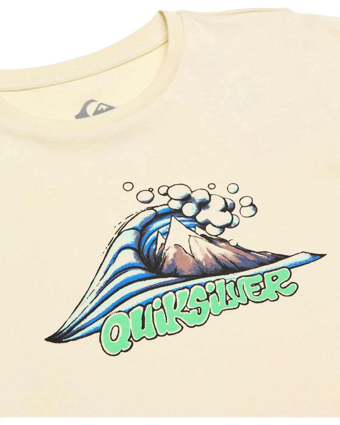 Детская футболка с принтом MTB&WAVE Quiksilver, Beige — фото 3