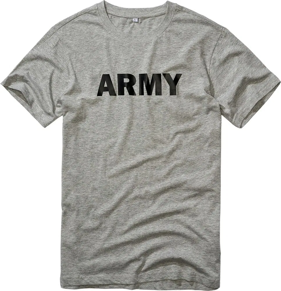 Мужская футболка оверсайз с принтом Army Brandit, Gray