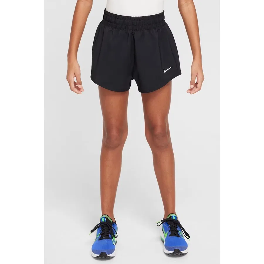 Детские спортивные шорты с принтом One Nike, Черно-белый