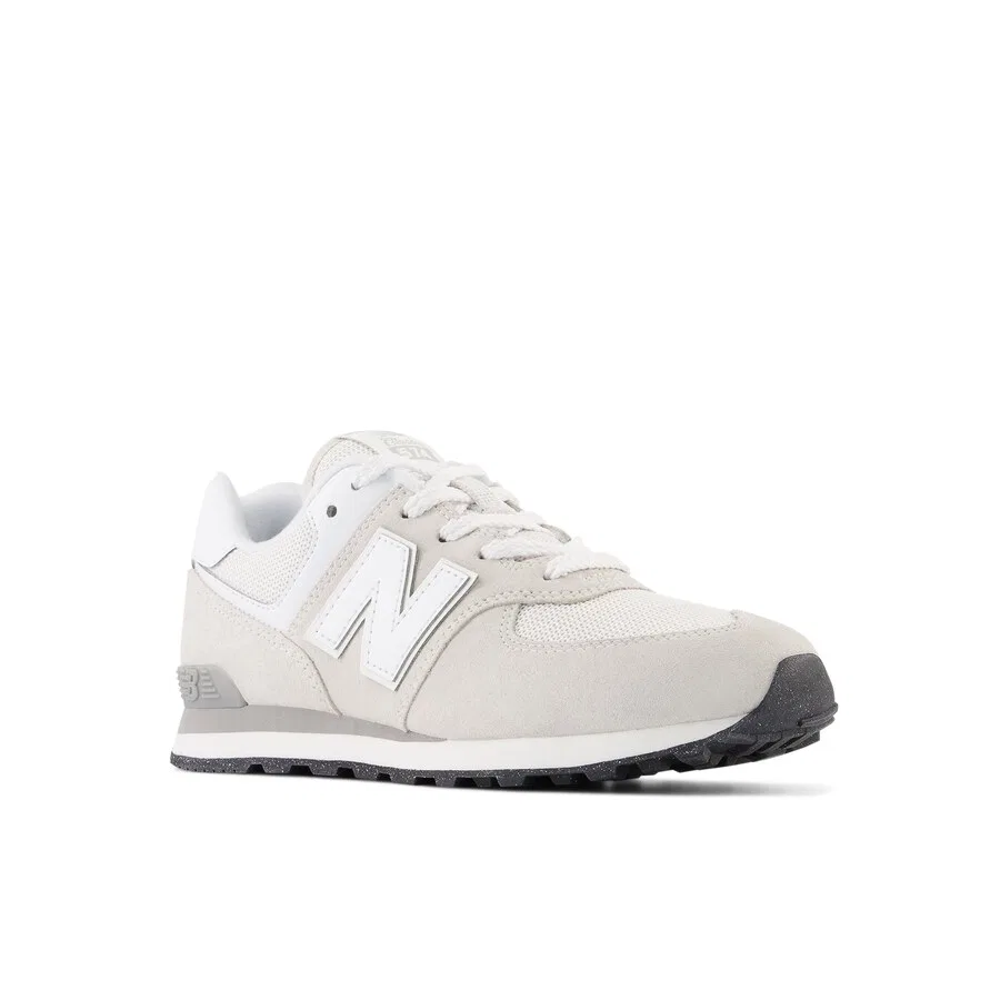 Кроссовки New Balance '574' белого, кремового цвета — фото 2