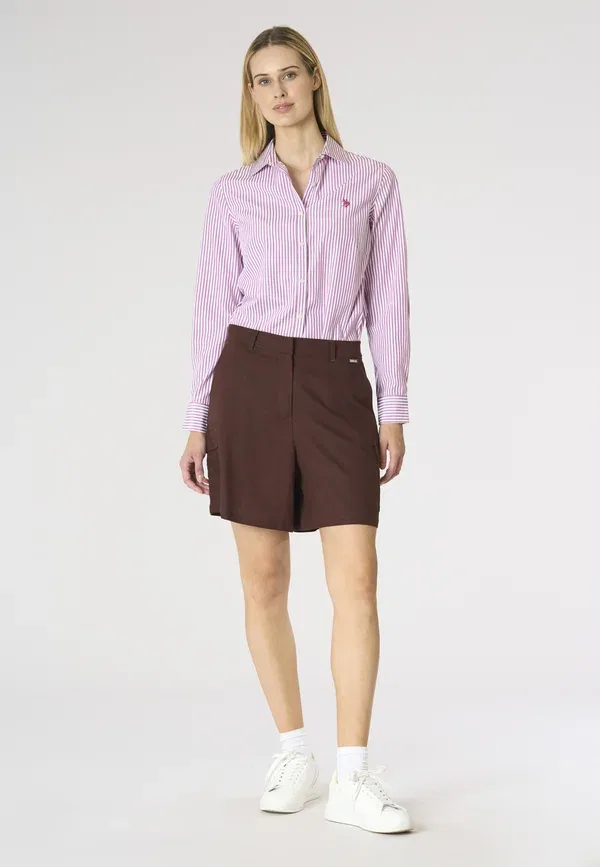 Блуза полосками button-down blouse U.S. Polo Assn, мультиколорe U.S. Polo Assn. — фото 2