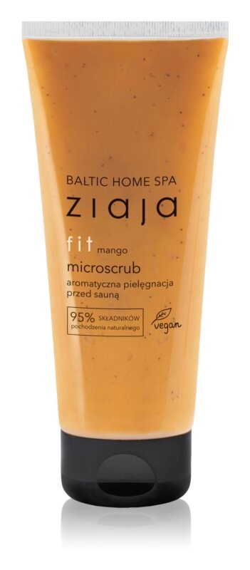 

Микроскраб манго ароматический уход перед сауной Ziaja Baltic Home Spa Wellness Fit Mango