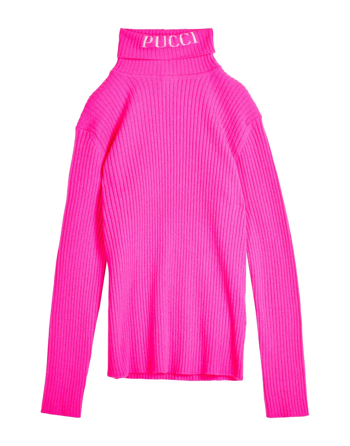 Свитер с высоким воротником Pucci, фуксия