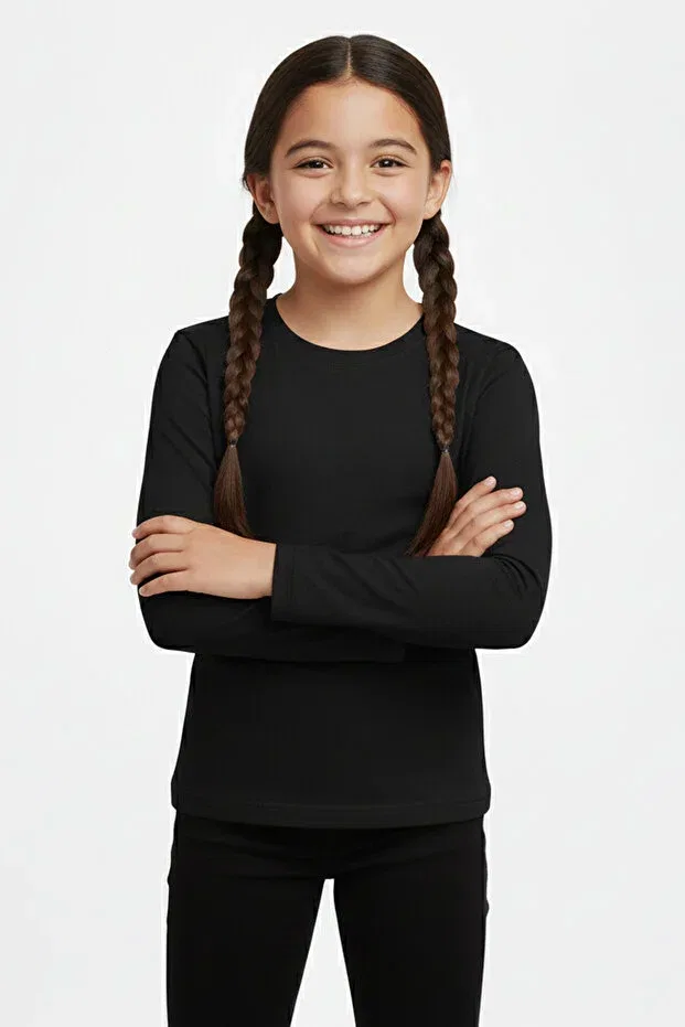 Детский комплект футболок с длинным рукавом Basic Twoo Kids, Small Steps — фото 2