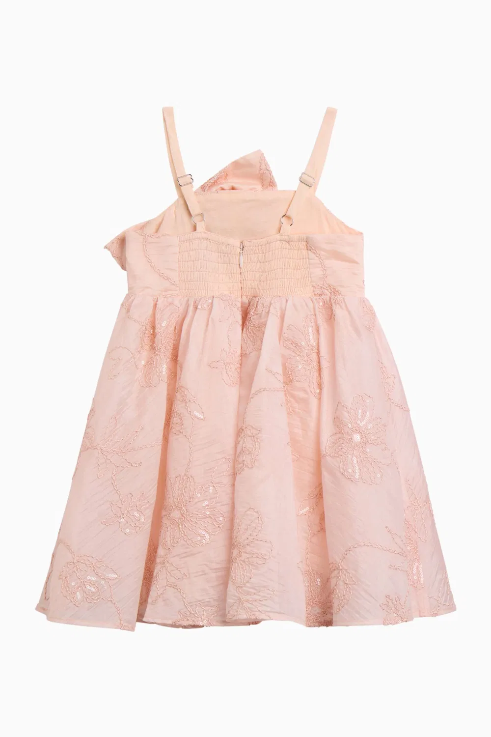Платье с вышивкой Amelia Embroidered Bow Bardot Junior — фото 3