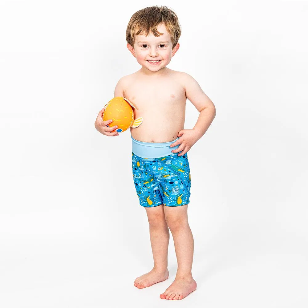 Детские плавки для мальчиков с принтом Splash Jammers Splash About, Blau Orange — фото 4