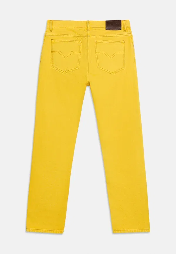 Джинсы прямого кроя Pant Bull Capo унисекс Versace, желтый — фото 2